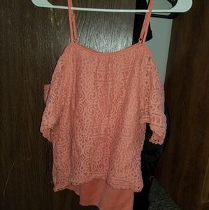 Boutique Cold Shoulder top